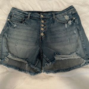 Judy Blue button fly shorts - size XL